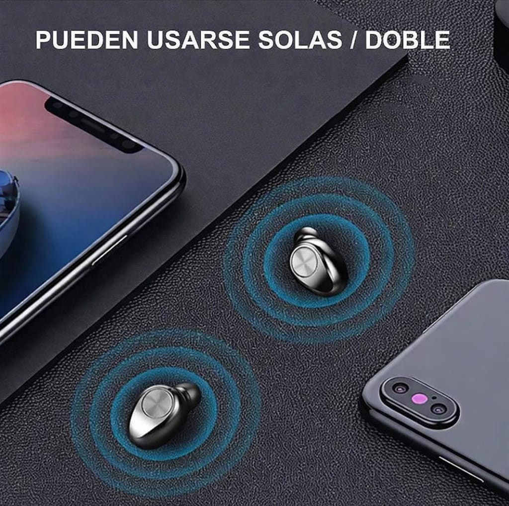 Audífono Inalámbricos F9 Con Power Bank